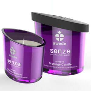 SENZE DIVINITY MASSAGE CANDLE GRAPEFRUIT, PALMAROSA, PETITGRAIN