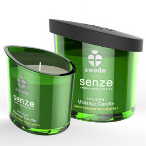 SENZE AROUSING MASSAGE CANDLE LEMON, PEPPER, EUCALYPTUS