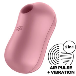 COTTON CANDY AIR PULSE STIMULATOR & VIBRATOR PINK