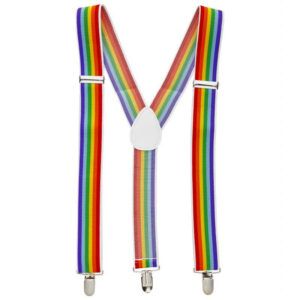 LGBT FLAG SUSPENDERS