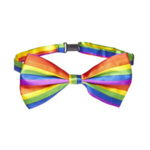LGBT FLAG BOW TIE