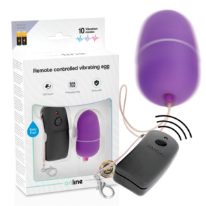 REMOTE CONTROLLED VIBRATING EGG PURPLE