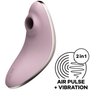 VULVA LOVER 1 AIR PULSE STIMULATOR & VIBRATOR VIOLET