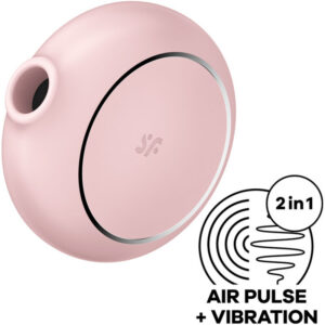 PRO TO GO 3 DOUBLE AIR PULSE STIMULATOR & VIBRATOR PINK