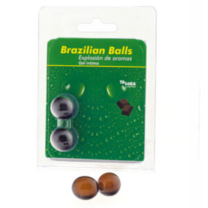 2 BRAZILIAN BALLS CHOCOLATE INTIMATE GEL