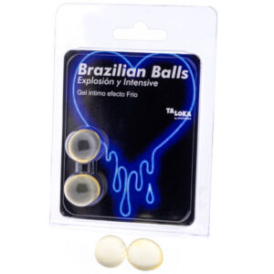 2 BRAZILIAN BALLS COLD & VIBRATION EFFECT EXCITING GEL