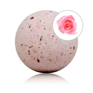 ROSES SCENTED BATH BOMB WITH ROSE PETALS