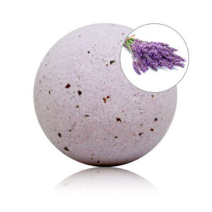 LAVENDER SCENTED BATH BOMB WITH ROSE PETALS