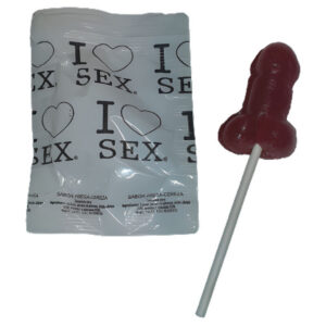 STRAWBERRY & CHERRY CANDY PENIS LOLLIPOP
