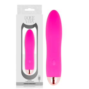 RECHARGEABLE VIBRATOR FOUR PINK 7 SPEEDS