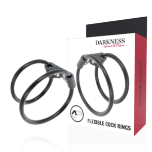 DOUBLE FLEXIBLE PENIS RING