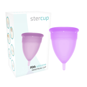 FDA SILICONE MENSTRUAL CUP VIOLET SIZE L