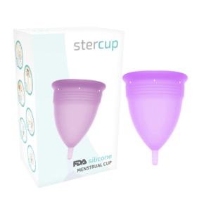 FDA SILICONE MENSTRUAL CUP VIOLET SIZE S