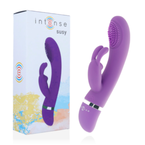 SUSY SILICONE RABBIT LILAC OSCILLATING VIBRATOR