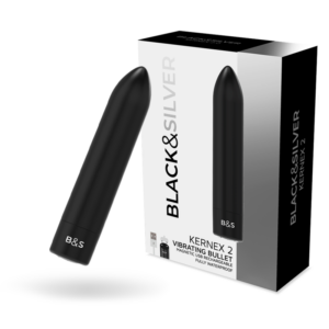 KERNEX 2 BLACK VIBRATING MAGNETIC BULLET