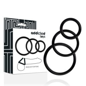 RINGS SET FOR PENIS BLACK