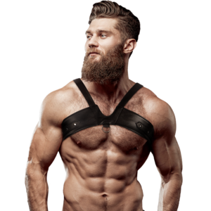 MENS BRIGADE ECO-LEATHER CHEST HARNESS