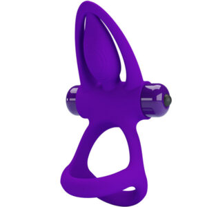 VIBRATOR RING 10 VIBRATIONS VIOLET SILICONE