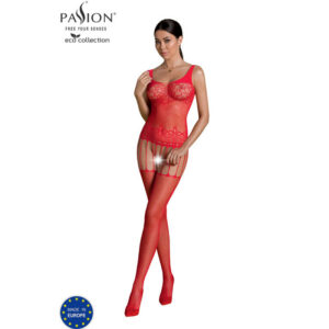 ECO COLLECTION BODYSTOCKING ECO BS001 RED