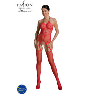 ECO COLLECTION BODYSTOCKING ECO BS002 RED