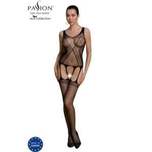 ECO COLLECTION BODYSTOCKING ECO BS007 BLACK