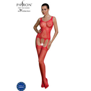 ECO COLLECTION BODYSTOCKING ECO BS007 RED