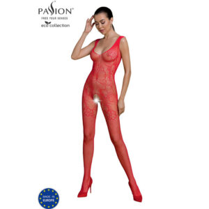 ECO COLLECTION BODYSTOCKING ECO BS012 RED