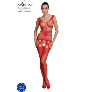 ECO COLLECTION BODYSTOCKING ECO BS014 RED