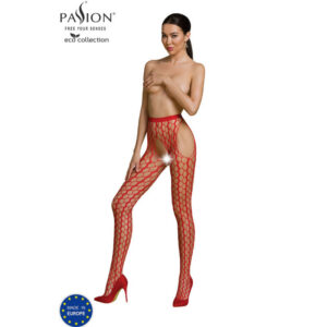 ECO COLLECTION BODYSTOCKING ECO S007 RED