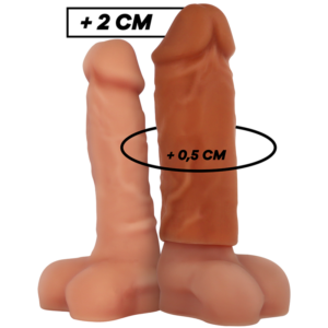 LIQUID SILICONE V3 BROWN PENIS EXTENSION