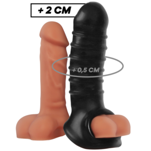 PENIS EXTENSION AND SHEATH V15 BLACK