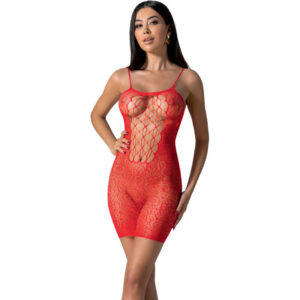 BS096 RED BODYSTOCKING ONE SIZE