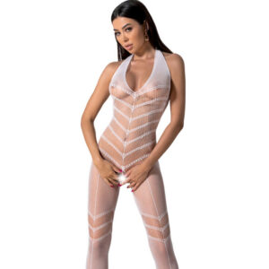 BS100 WHITE BODYSTOCKING ONE SIZE