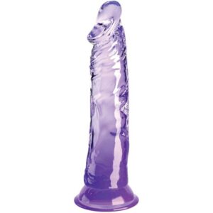 CLEAR REALISTIC PENIS 19.7 CM PURPLE