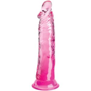 CLEAR REALISTIC PENIS 19.7 CM PINK