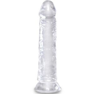CLEAR REALISTIC PENIS 19.7 CM TRANSPARENT