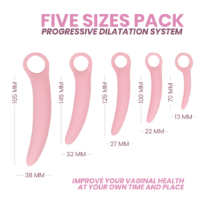 SILICONE DILATOR 5 PIECES SET