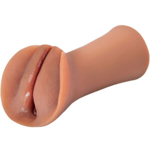 SLIPPERY SLIT STROKER SILICONE CARAMEL
