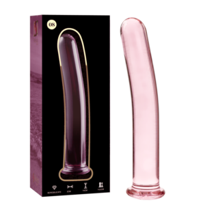 MODEL 8 DILDO BOROSILICATE GLASS PINK 14.5 CM -O- 2 CM