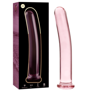 MODEL 9 DILDO BOROSILICATE GLASS PINK 15.5 CM -O- 2.5 CM