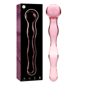 MODEL 13 DILDO BOROSILICATE GLASS PINK 18 CM -O- 3.5 CM