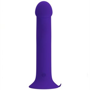 MURRAY YOUTH VIBRATING DILDO & RECHARGEABLE VIOLET