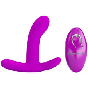 GERI CLITORIS MASSAGER PINK REMOTE CONTROL