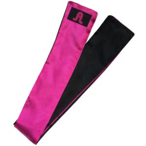 REVERSIBLE SATIN PINK/BLACK BANDAGE