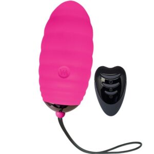 OCEAN BREEZE 2.0 RECHARGEABLE VIBRATING EGG REMOTE CONTROL PINK