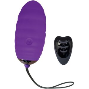OCEAN BREEZE 2.0 RECHARGEABLE VIBRATING EGG REMOTE CONTROL VIOLET