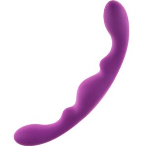 LUNA DILDO DOUBLE PENETRATION VIOLET SILICONE 25 CM