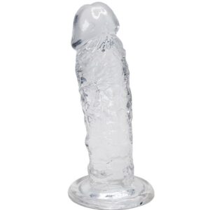 MAJESTIC REALISTIC PENIS TRANSPARENT 14.7 CM