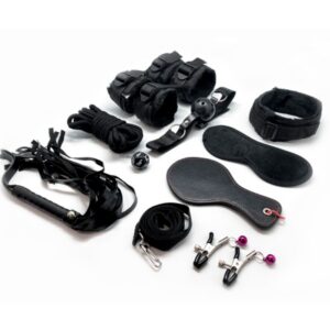 FURY KIT 10 PIECES BDSM BLACK