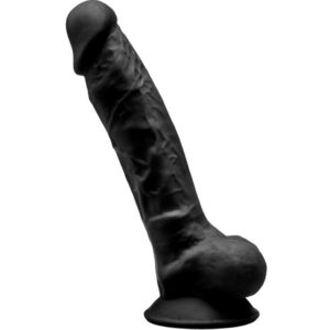 MODEL 1 REALISTIC PENIS PREMIUM SILEXPAN SILICONE BLACK 17.5 CM